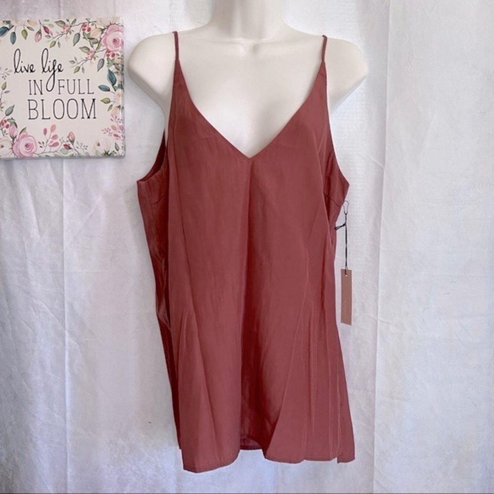 CAPULET Fiore V-Neck Camisole Terracotta M